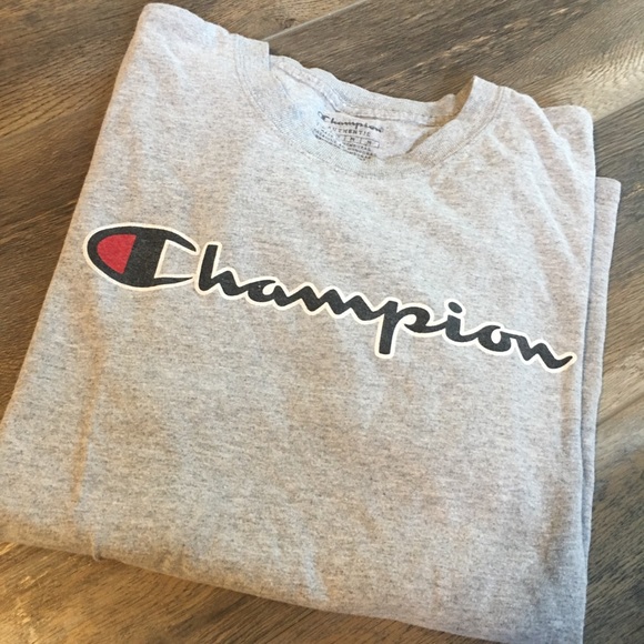 Champion Other - basic gray champion t-shirt